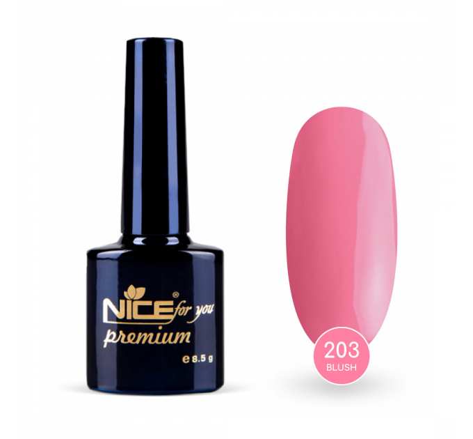 Гель-лак Nice for you Blush Premium №203 Светло-розовый 8.5 г