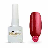 Гель-лак Nice for you Metalic Cool 216-С Коралловый 8.5 г