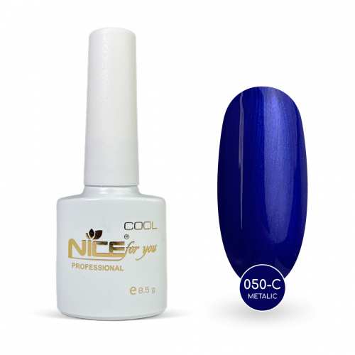 Гель-лак Nice for you Metalic Cool 050-С Ультрамарин 8.5 г