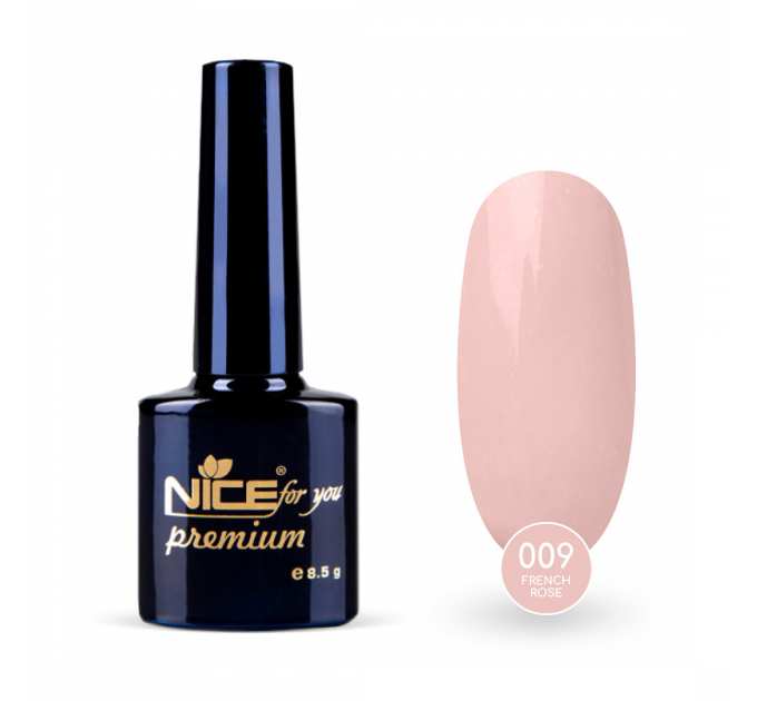 Гель-лак Nice for you French Rose Premium №009 Нежно-розовый 8.5 г