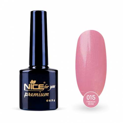 Гель-лак Nice for you French Rose Premium №015 Фрезовый 8.5 г
