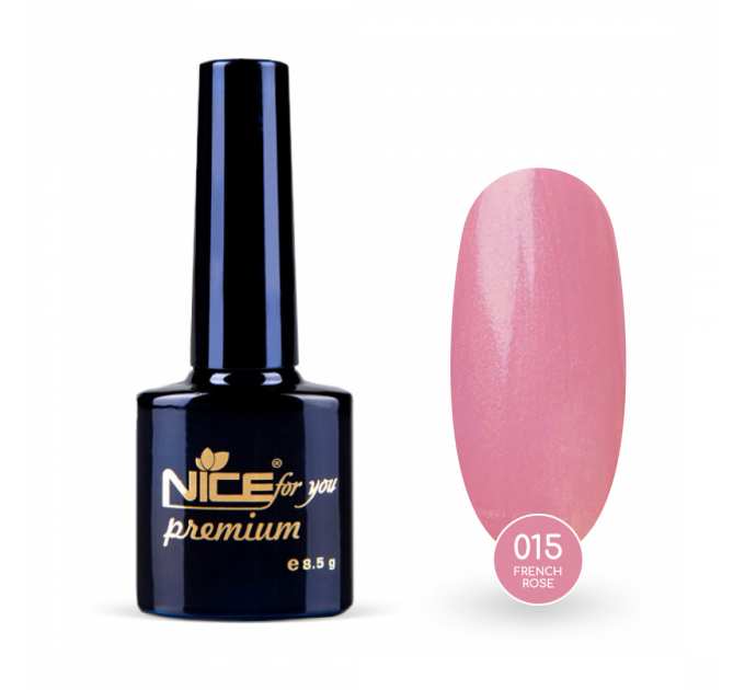 Гель-лак Nice for you French Rose Premium №015 Фрезовый 8.5 г