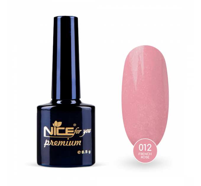 Гель-лак Nice for you French Rose Premium №012 Персиково-розовый 8.5 г