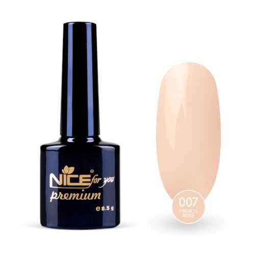 Гель-лак Nice for you French Rose Premium №007 Кремовый 8.5 г
