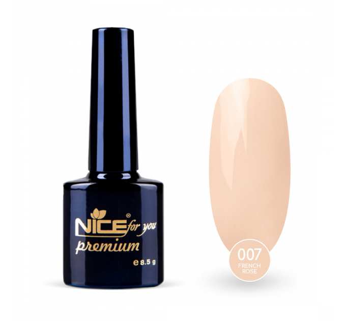 Гель-лак Nice for you French Rose Premium №007 Кремовый 8.5 г