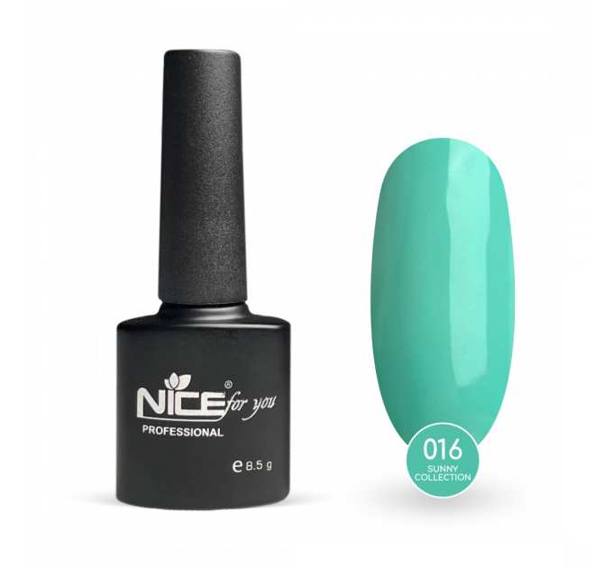 Гель-лак Nice for you Sunny Collection Basic №016 Мятный 8.5 г