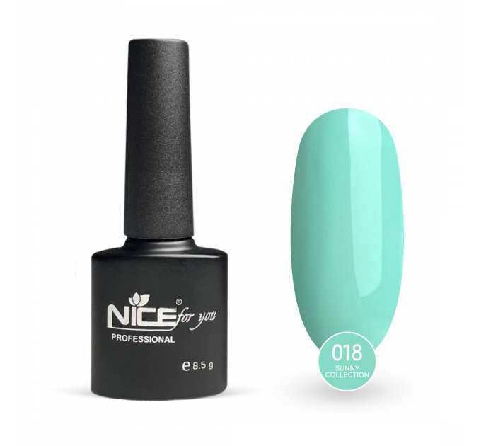 Гель-лак Nice for you Sunny Collection Basic №018 Ментоловый 8.5 г