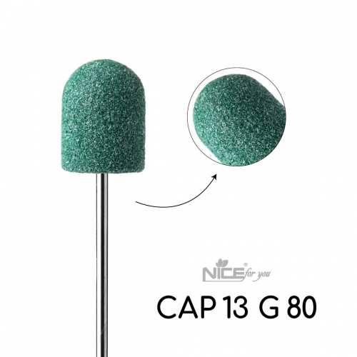 Песочный колпачок для педикюра Nice for you CAP 13 G 80