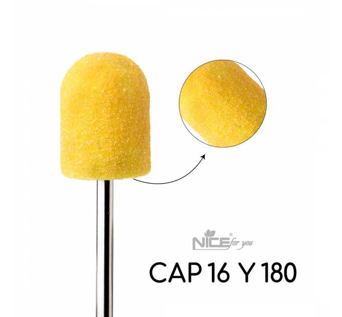 Песочный колпачок для педикюра Nice for you CAP 16 Y 180