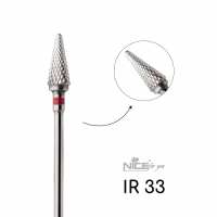 Твердосплавная фреза Nice for you Конус IR 33 Красный