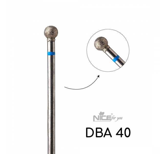 Фреза алмазная Nice for you ШАР DBA 40 Синяя