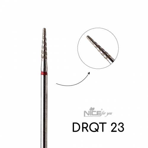 Фреза алмазная Nice for you ТОРНАДО КОНУС DRQT 23 Красный