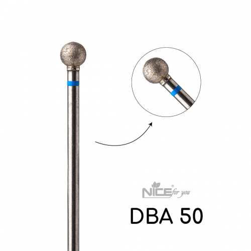 Фреза алмазная Nice for you ШАР DBA 50 Синяя