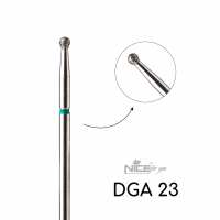 Фреза алмазная Nice for you ШАР DGA 23 Зеленый