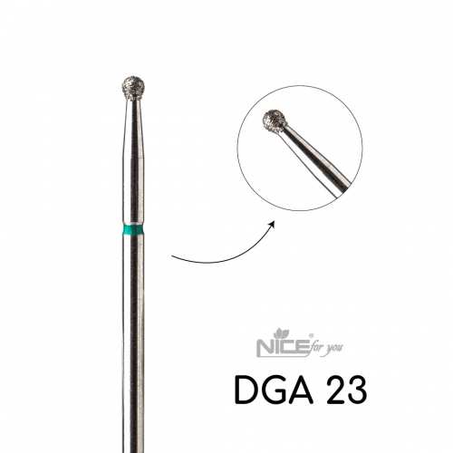 Фреза алмазная Nice for you ШАР DGA 23 Зеленый