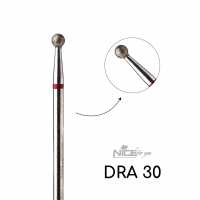 Фреза алмазная Nice for you ШАР DRA 30 Красный