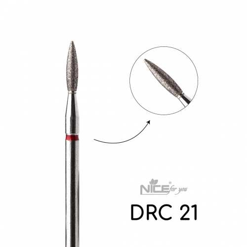 Фреза алмазная Nice for you ПАМЯ DRС 21 Красное