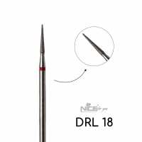 Фреза алмазная Nice for you КОНУС DRL 18 Красный