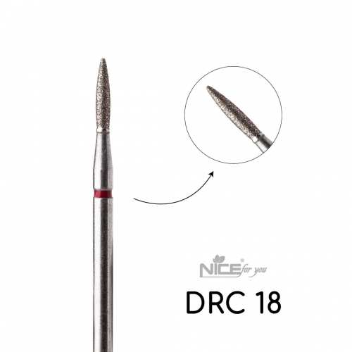Фреза алмазная Nice for you ПАМЯ DRС 18 Красное
