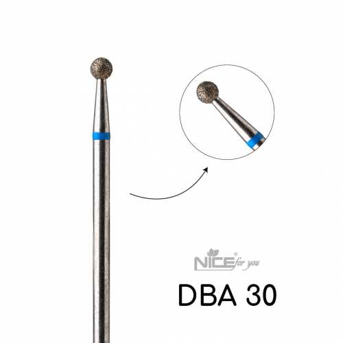 Фреза алмазная Nice for you ШАР DBA 30 Синяя