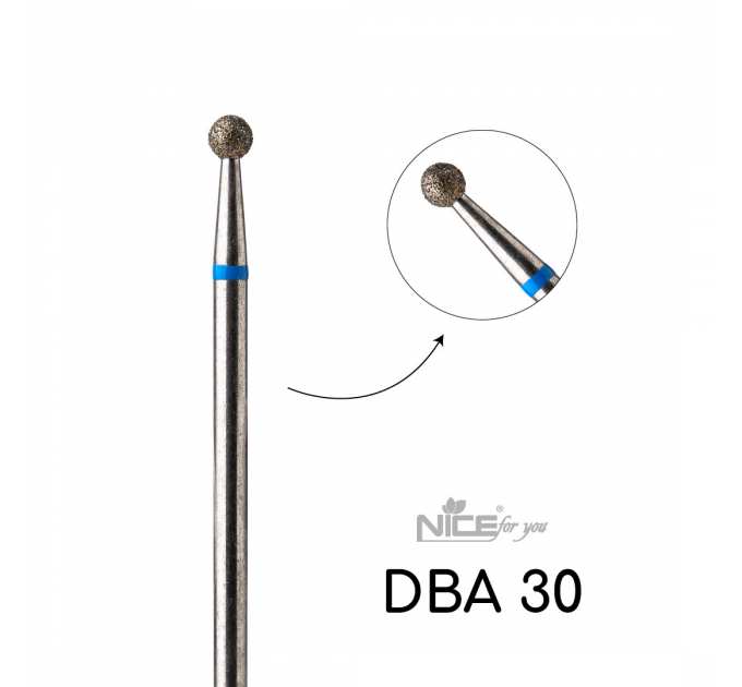 Фреза алмазная Nice for you ШАР DBA 30 Синяя