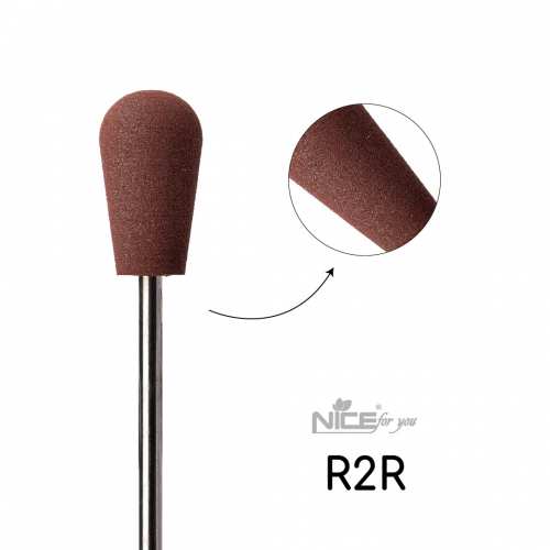 Силиконовая фреза Nice for you ГРУША красная R2R
