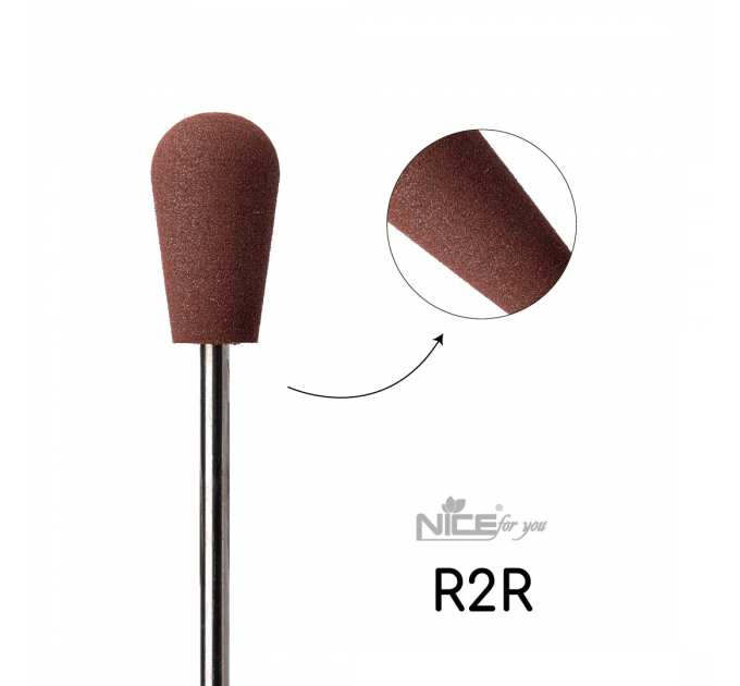 Силиконовая фреза Nice for you ГРУША красная R2R