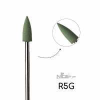 Силиконовая фреза Nice for you КОНУС малый зеленый R5G