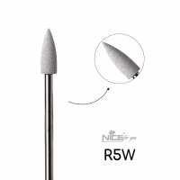 Силиконовая фреза Nice for you КОНУС малый белый R5W