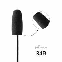 Силиконовая фреза Nice for you ЦИЛИНДР черный R4B