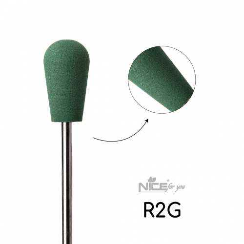 Силиконовая фреза Nice for you ГРУША зеленая R2G