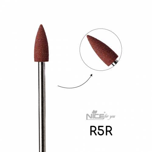 Силиконовая фреза Nice for you КОНУС малый красный R5R