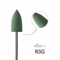 Силиконовая фреза Nice for you КОНУС большой зеленый R3G