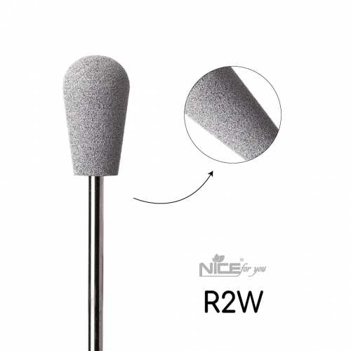 Силиконовая фреза Nice for you ГРУША белая R2W