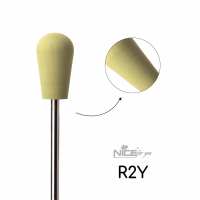 Силиконовая фреза Nice for you ГРУША желтая R2Y