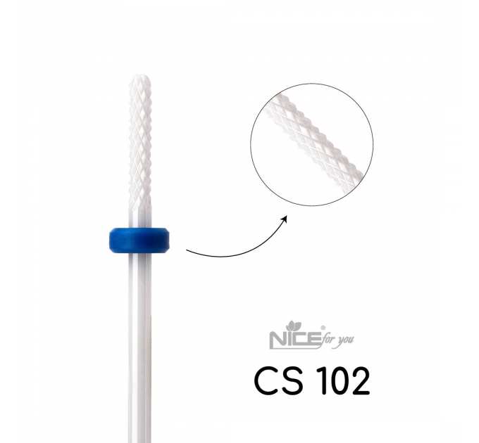 Фреза керамическая Nice for you ПЛАМЯ CS102 Синее