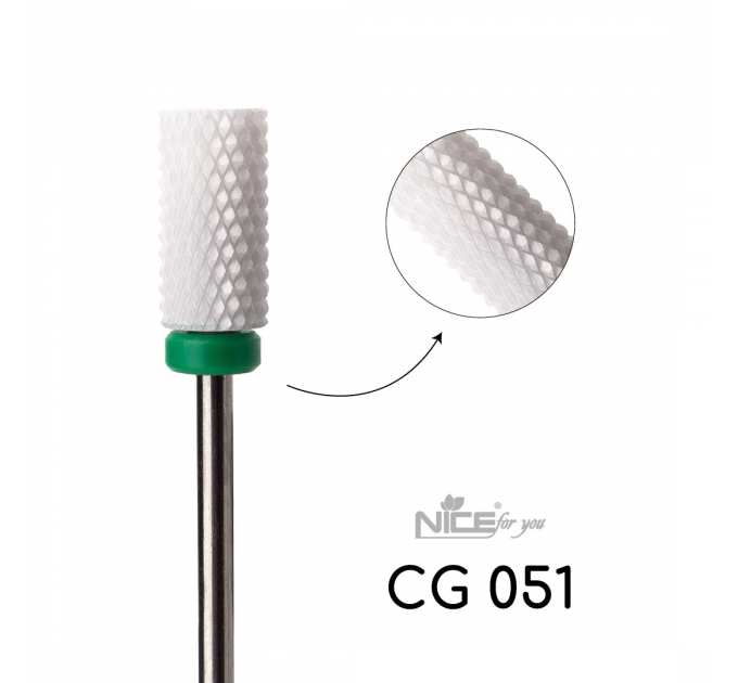 Фреза керамическая Nice for you ЦИЛИНДР CG051 Зеленый