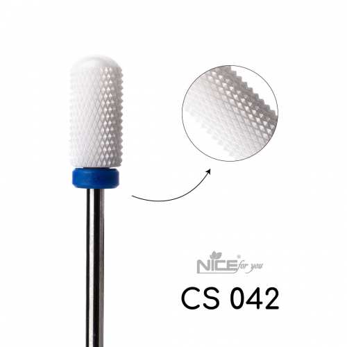 Фреза керамическая Nice for you ЦИЛИНДР CS042 Синий