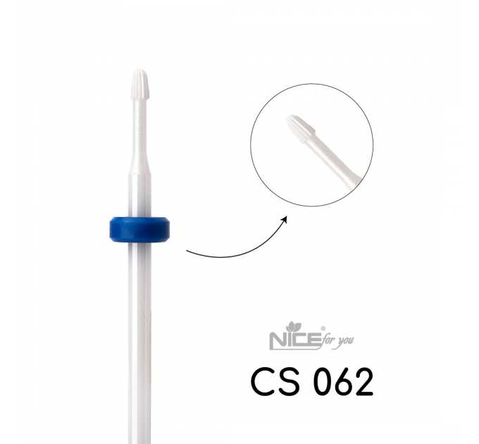 Фреза керамическая Nice for you ПЛАМЯ CS062 Синее
