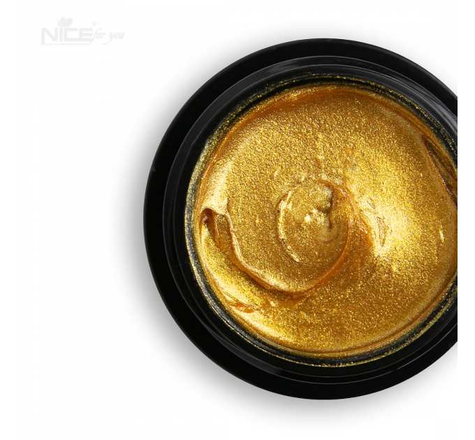 Гель-паста для дизайна Nice for you Gel paste 2D Gold Золотистая 5 г
