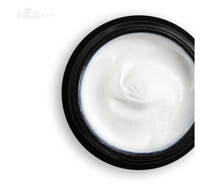 Гель-паста для дизайна Nice for you Gel paste 2D White Белая 5 г