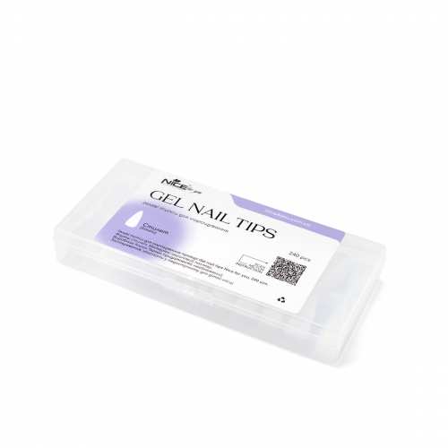 Гелевые типсы для наращивания Nice for you Stiletto Gel nail tips 240 шт