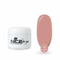 Гель для наращивания Nice for you Builder gel G-2 French Peach Натуральный бежевый 30 г