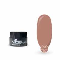 Гель для наращивания Nice for you Builder gel G-7 Mocco Карамельный 5 г