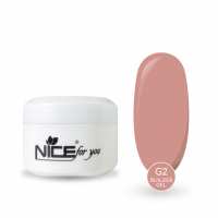Гель для наращивания Nice for you Builder gel G-2 French Peach Натуральный бежевый 50 г