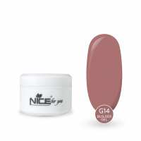 Гель для наращивания Nice for you Builder gel G-14 Terra Rose Терракотовая роза 15 г