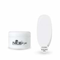 Гель для наращивания Nice for you Builder gel Clear + Прозрачный 15 г
