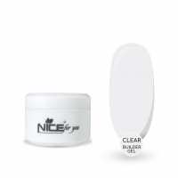 Гель для наращивания Nice for you Builder gel Clear Прозрачный 15 г