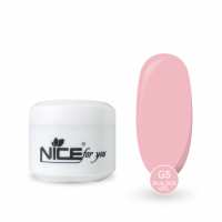 Гель для наращивания Nice for you Builder gel G-5 Ice pink Холодный розовый 30 г