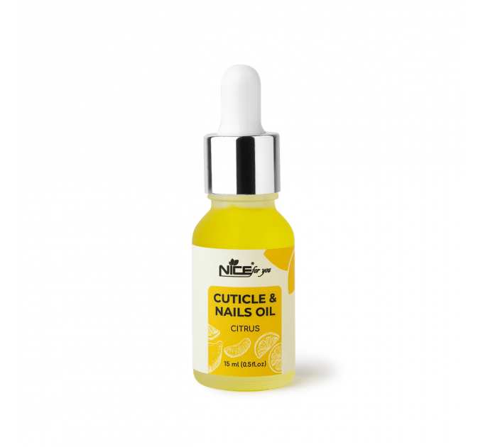 Масло для ухода за ногтями и кутикулой Nice for You Citrus 15 мл